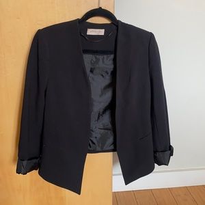 Philosophy black modern blazer